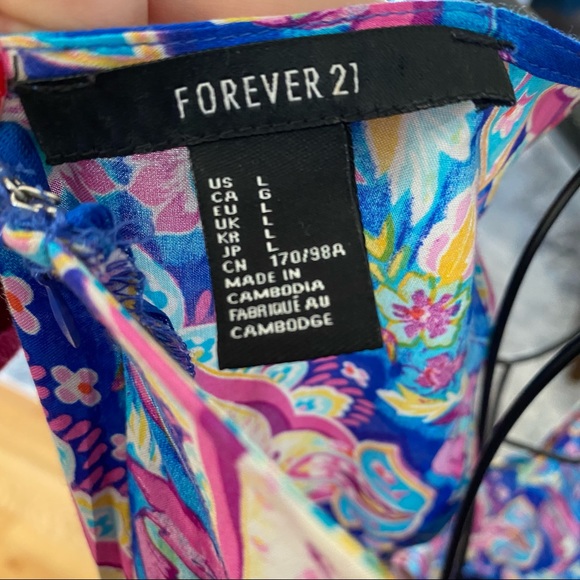 Forever 21 dress size L. Waist 17” across, length 33” - Picture 4 of 5